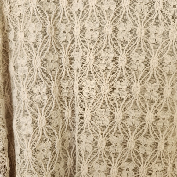 Lace Dress Sleeveless Gray Boho Cottagecore Prairie Pretty Summer Lagenlook - Picture 7 of 13